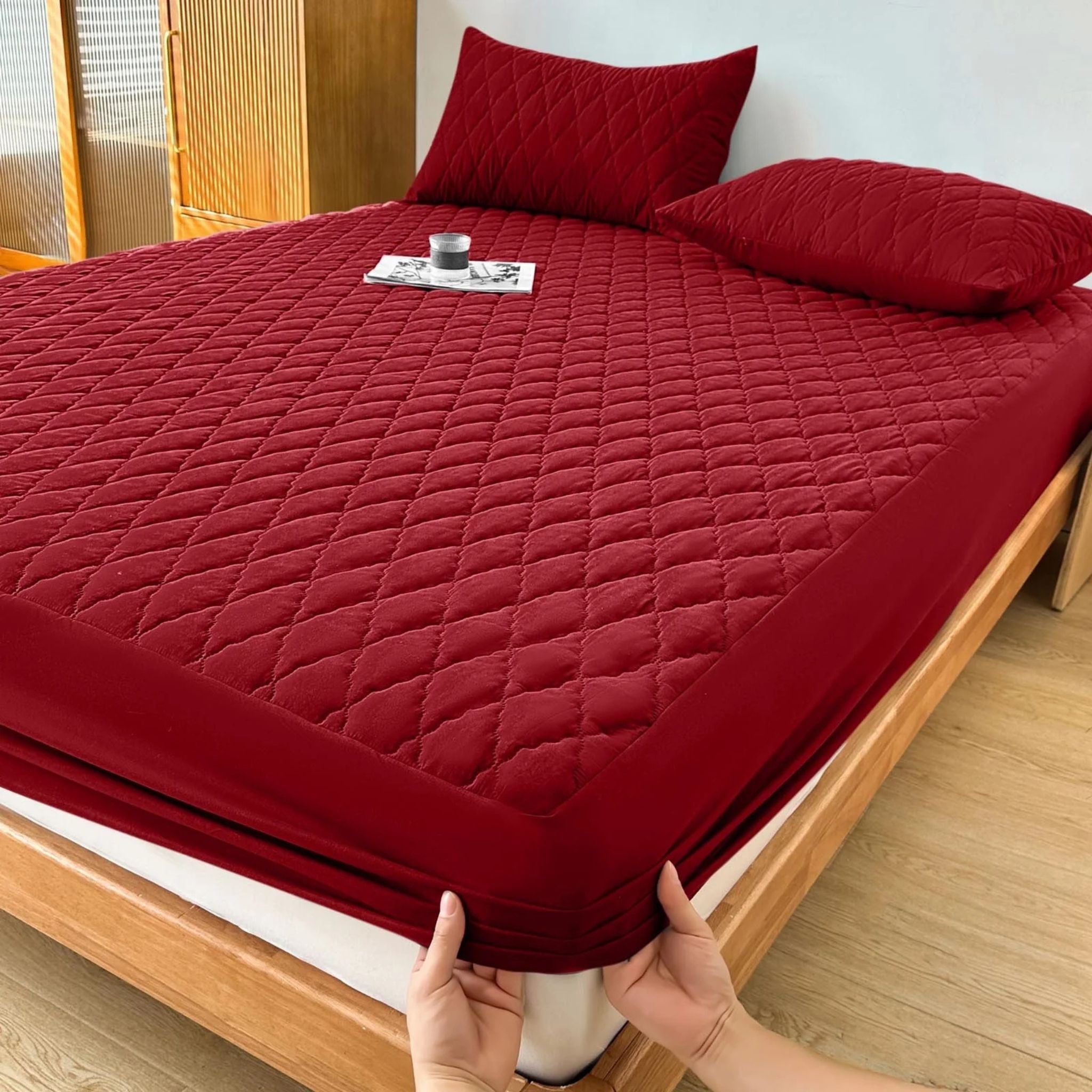 Fluffy Quilted WaterProof Mattress Covers