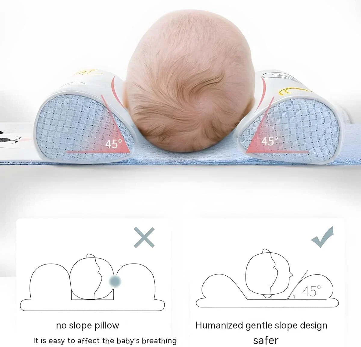 Baby Head Shapping Pillow | Export Quality