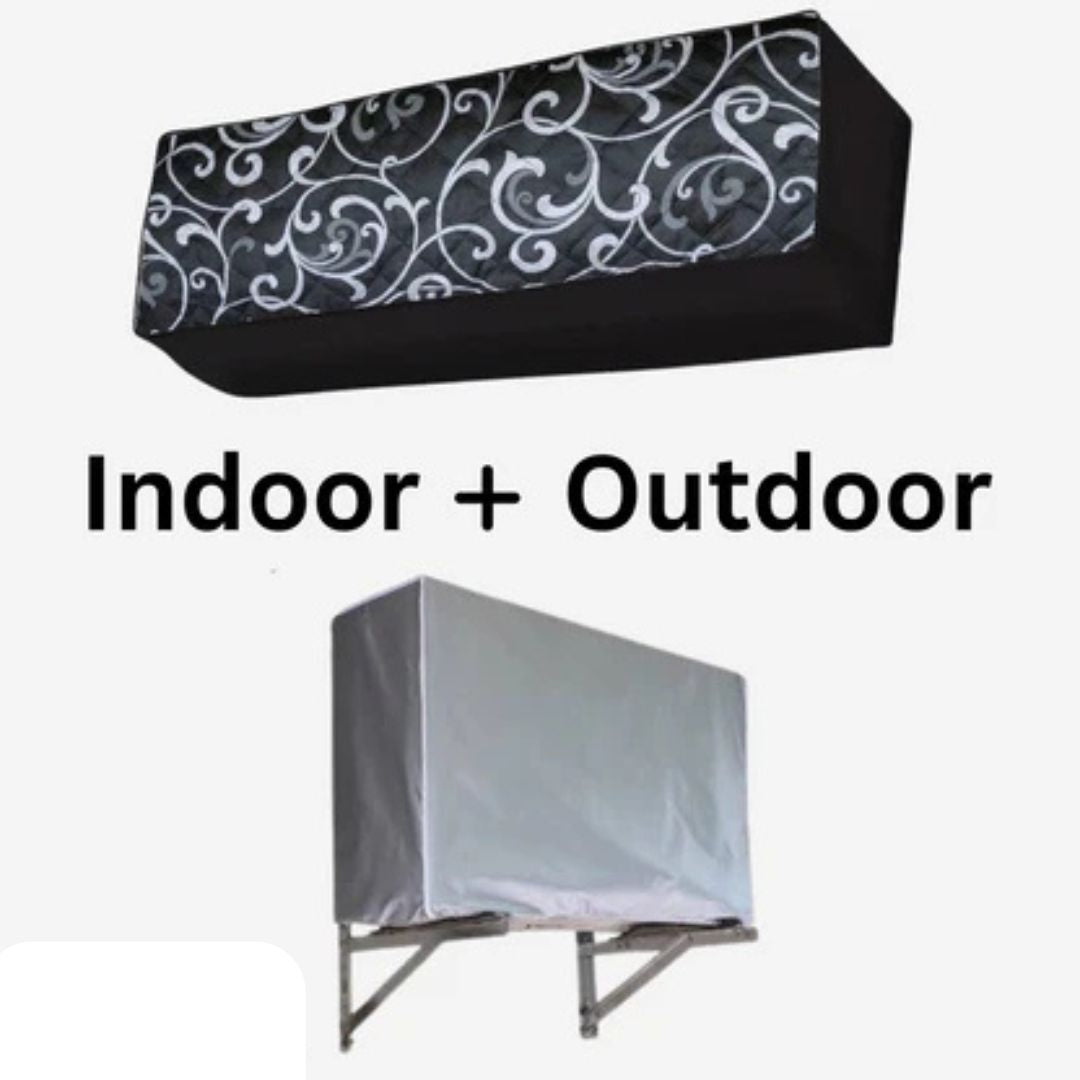 Printed Waterproof Quilted AC Cover indoor + outdoor