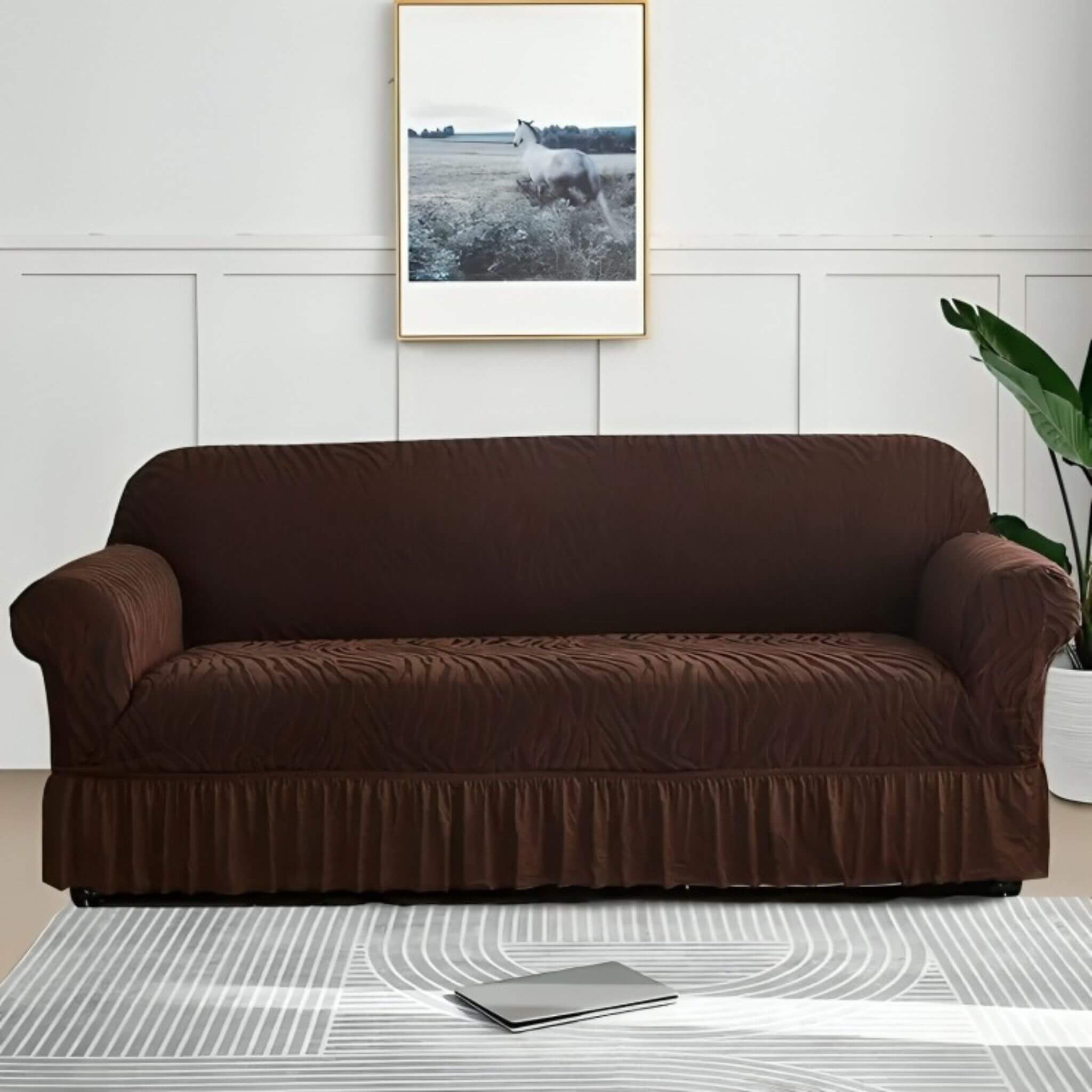 Zebra Velvet Sofa Covers